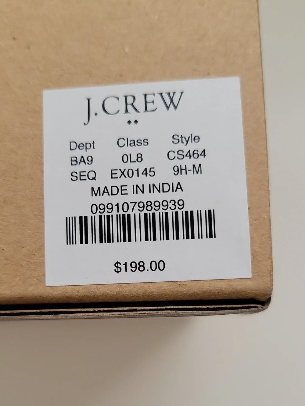 J. Crew Men’s Brown Leather Boat Shoes